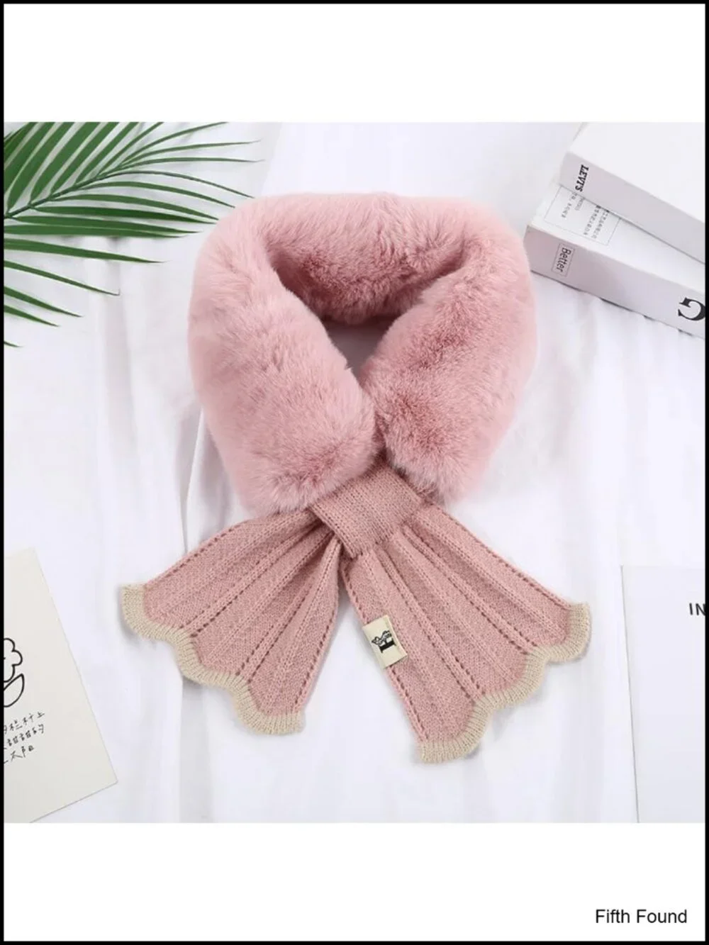 Women's Winter Fluffy Plush Scarf Warm Neck Warmer Cold Weather